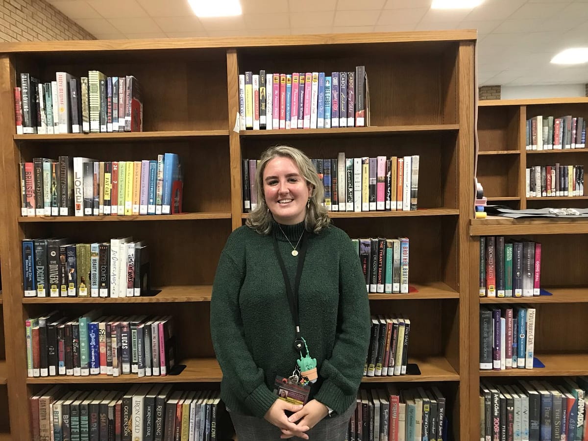 Ms. Boyle loves having the opportunity to explore literature with students.
