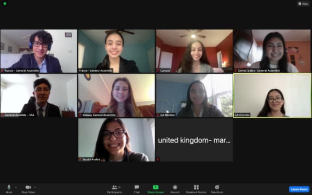 Our bloc and chairs (directors)
From Left to Right: 
First row: Oscar Inaki Rodriguez Dias, Tara Lauther, Teresa Lauther, Priscila Putzulu 
Second Row: Gerardo Alejandro Alarcon Figueroa, Saorla Scully, Alexia Kallmes, Belen Garcia
Third Row: Stephania Moinhos Garcia

