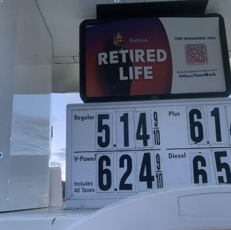 Ms. Boyle, a Hampton Bays High School teacher, experienced sticker shock when she went to fill up her gas tank this month.

Photo Credit: Ms. Boyle